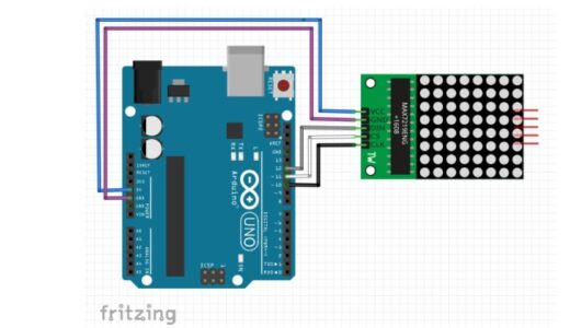 LED マトリクスの仕組みと Arduino での使い方