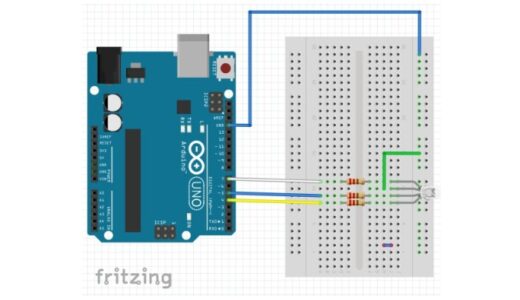 AIを使ってRGB LEDを点灯するスケッチを作成しました