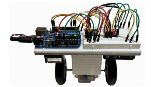 Arduinoで 1モータ・1軸のシンプルな倒立振子ロボットを作りました